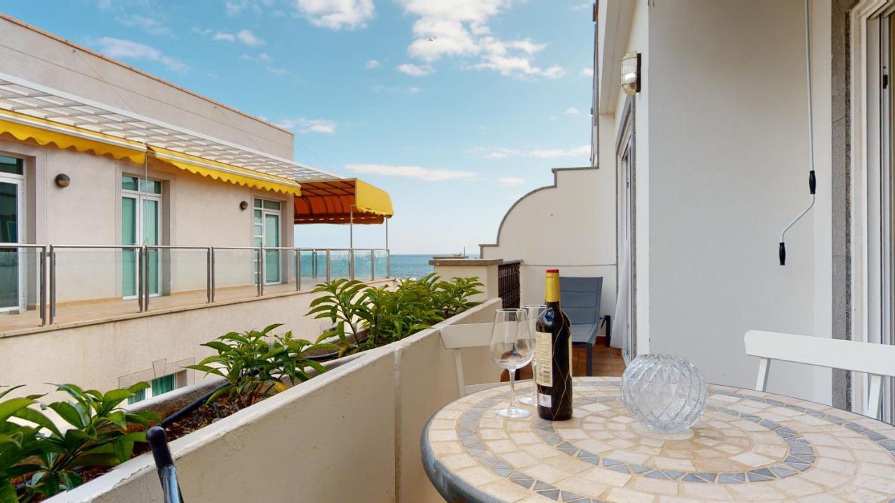 Schoene Wohnung Direkt Am Meer Mit Meerblick, Wlan Пуерто-де-Моган Екстер'єр фото
